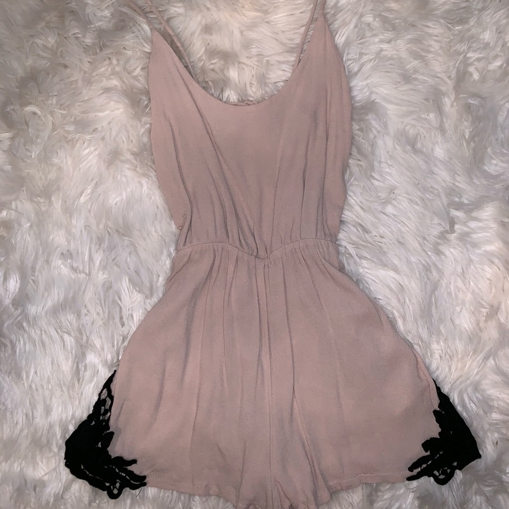 Phanuel blush slinky romper